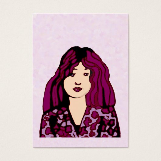 Purple haired woman (Front)