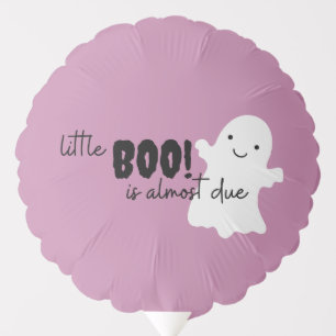 Purple Halloween Baby Shower Balloon