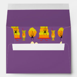 Purple  Halloween Envelope