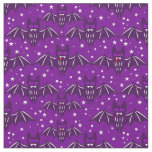 purple halloween vampire bat fangs creepy fabric
