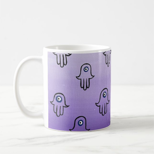 Purple Hamsey mug (Left)