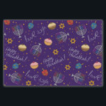 Purple Hanukkah  Tissue Paper<br><div class="desc">A Bright and Festive Tissue Paper For Hanukkah For Gifts Or Crafts</div>