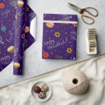 Purple Hanukkah Wrapping Paper<br><div class="desc">A Colorful Wrapping Paper For Hanukkah Gifts In Purple</div>