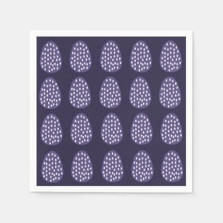 Purple Happy Easter Eggs Pattern