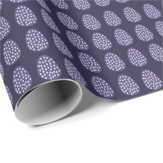 Purple Happy Easter Eggs Pattern