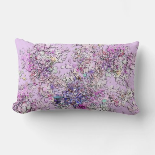 Purple Harmony Lumbar Pillow