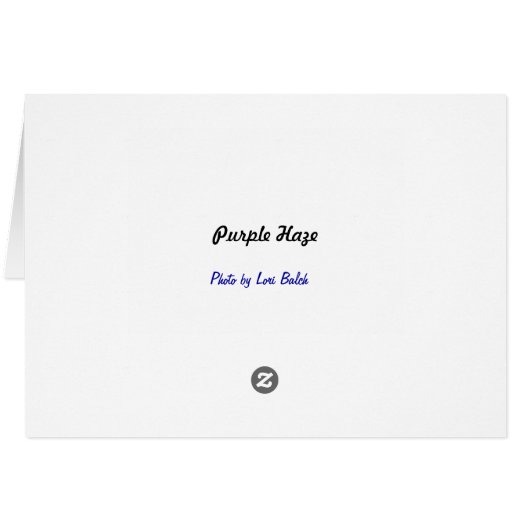 Purple Haze (Back Horizontal)