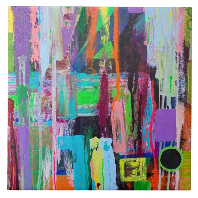 Purple Haze 6 x 6 Ceramic Tile (Front)