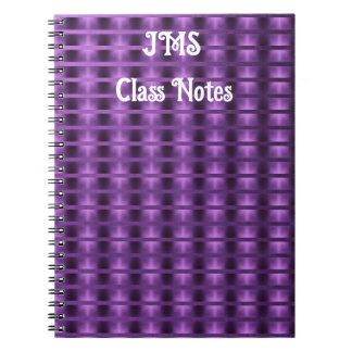 Purple Haze Abstract Ombre - Customizable Notebook