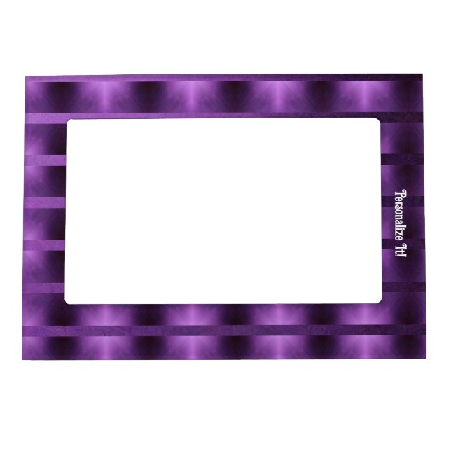 Purple Haze Abstract Ombre Magnetic Frame (Front)