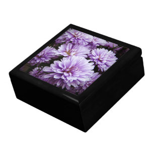 Purple Haze Chrysanthemums Jewelry Box
