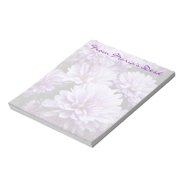 Purple Haze Chrysanthemums Notepad (Rotated)