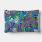Purple Haze Floral Accessories Pouch