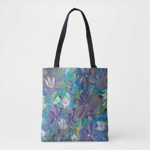 Purple Haze Floral Tote Bag
