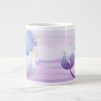 Purple Haze Mermaid Jumbo Coffee Mug