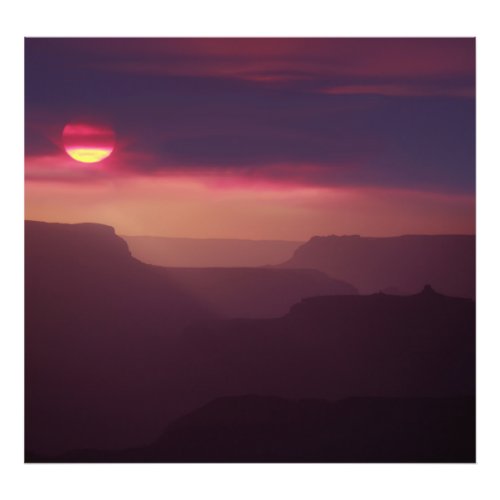 Purple Haze over the Grand Canyon Photo Print