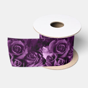 Purple Haze-Rose 3" Wide Satin Ribbon 2 Yrd.