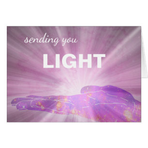 *~* Purple Healing Energy Sending Light Cards