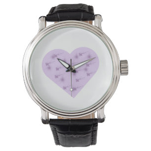 Purple Heart Aesthetic Watch