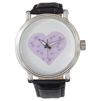 Purple Heart Aesthetic Watch 