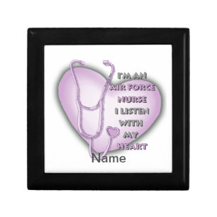 Purple Heart Air Force Nurse Gift Box