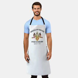 "PURPLE HEART" All-Over Print Apron