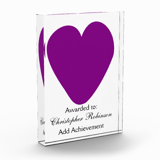 Purple Heart Award (Left)