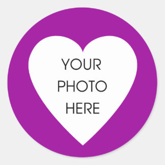 Purple Heart Border Stickers