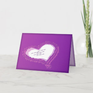 Purple Heart Card