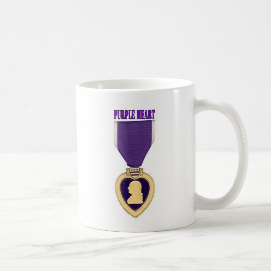 PURPLE HEART COFFEE MUG