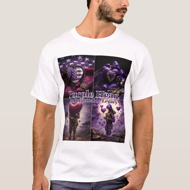Purple Heart Day T-Shirt (Front)