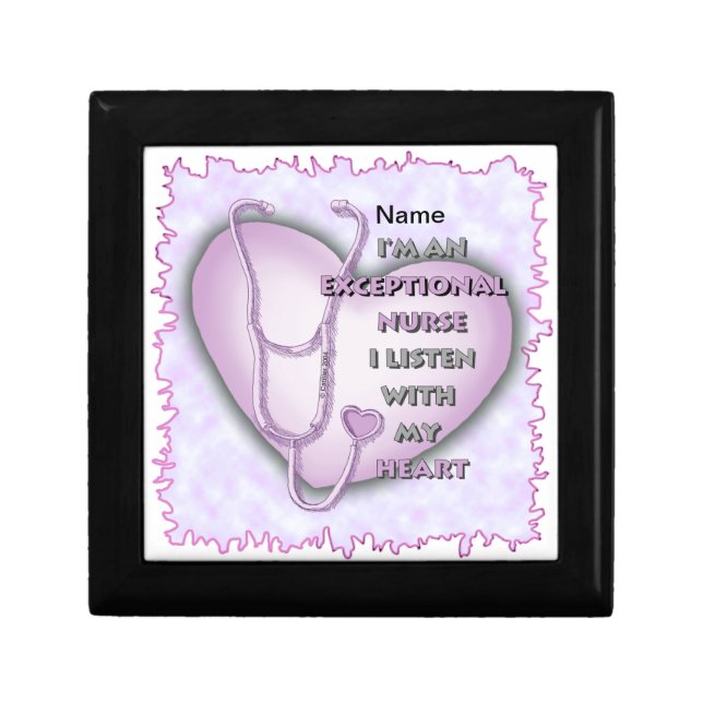 Purple Heart exceptional nurse  Gift Box (Front)