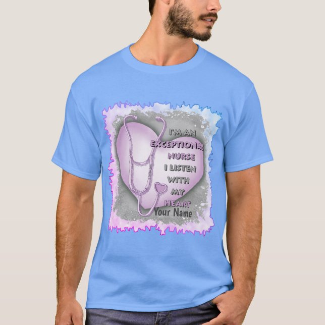 Purple Heart exceptional nurse  T-Shirt (Front)