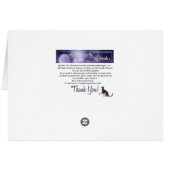 Purple Heart/Flowers Happy Valentine's Day Card (Back Horizontal)