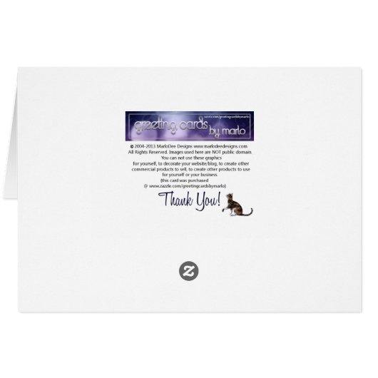 Purple Heart/Flowers Happy Valentine's Day Card (Back Horizontal)
