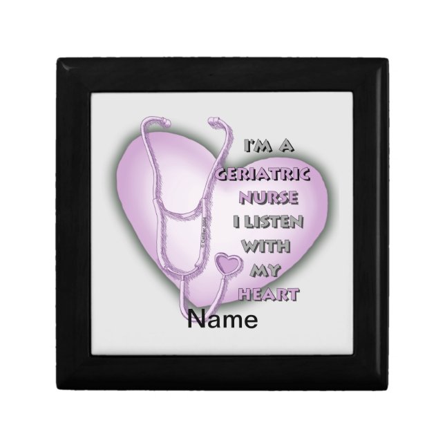 Purple Heart Geriatric Nurse Gift Box (Front)