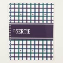 Purple Heart Gingham
