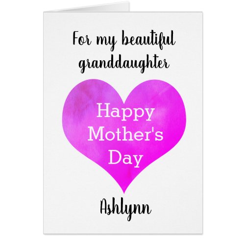 Purple Heart Granddaughter Mothers Day
