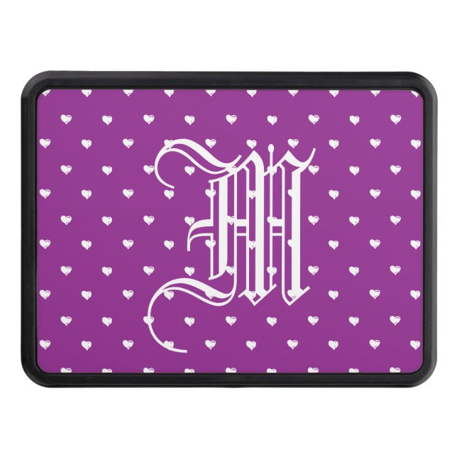 Purple Heart Hitch Cover (Front)