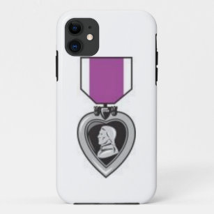 purple heart iphone case