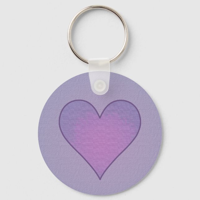 Purple Heart Keychain (Front)