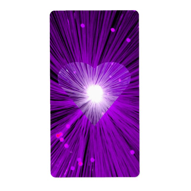 Purple Heart label (Front)