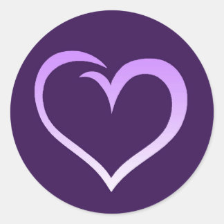 Purple Heart Logo Sticker