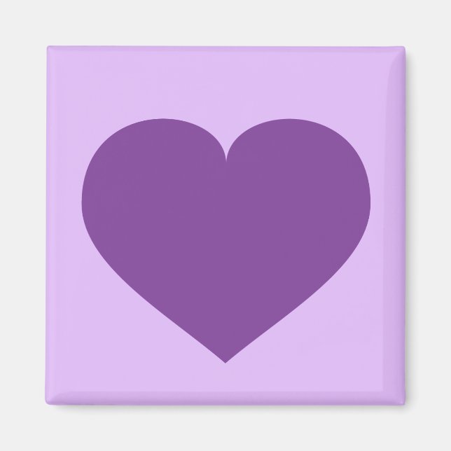 Purple heart magnet (Front)