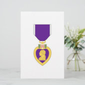 Purple Heart Medal (Standing Front)