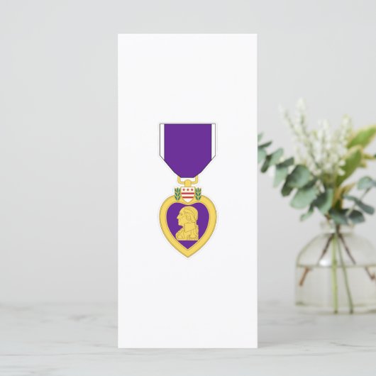 Purple Heart Medal (Standing Front)