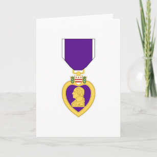 Purple Heart Medal Card