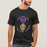 Purple Heart Medal Vvv Badge T-Shirt