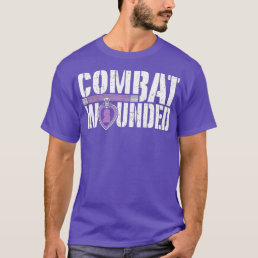 Purple Heart Military Veteran   Combat Wounded Sol T-Shirt