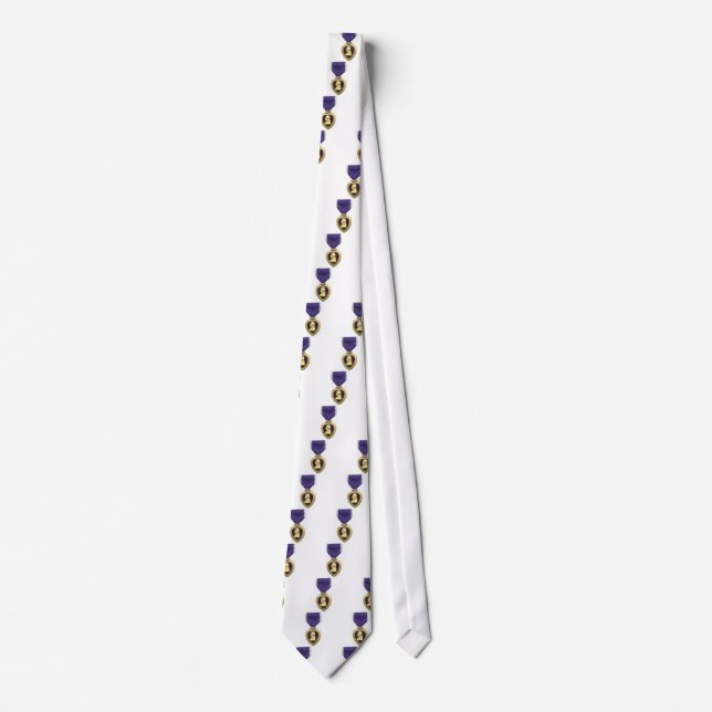 Purple Heart Neck Tie (Front)